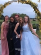 Ball Gown Halter Tulle Prom Dresses With Beading
