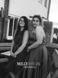 Burgundy Ball Gown Strapless Satin Prom Dresses