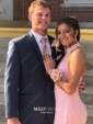 Mermaid High Neck Jersey Prom Dresses With Appliques