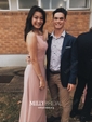 Sheath/Column Square Neck Floor-length Chiffon Prom Dresses