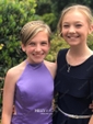 A-line Scoop Neck Satin Homecoming Dresses