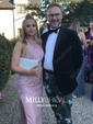 Mermaid Scoop Neck Tulle Prom Dresses With Appliques
