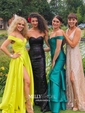 Trumpet/Mermaid Sweetheart Sequined Sweep Train Prom Dresses