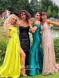 Trumpet/Mermaid Sweetheart Sequined Sweep Train Prom Dresses