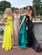 Black Mermaid Strapless Sparkly Sequin Prom Dresses