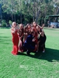 Black Ball Gown V-neck Satin Prom Dresses With Ruched