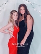 Sheath/Column V-neck Jersey Floor-length Prom Dresses