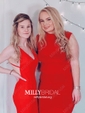 Sheath/Column V-neck Jersey Floor-length Prom Dresses