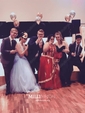 Ball Gown High Neck Tulle Cut Out Prom Dresses With Appliques