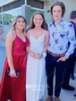Sheath/Column Cowl Neck Ankle-length Satin Prom Dresses