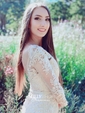 Mermaid Illusion Tulle Prom Dresses With Appliques