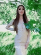 Mermaid Illusion Tulle Prom Dresses With Appliques