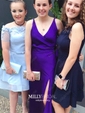 Ball Gown Off-the-shoulder Satin Tulle Prom Dresses With Appliques