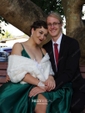 Black Ball Gown V-neck Satin Prom Dresses With Ruched