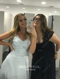Sheath/Column Cowl Neck Ankle-length Satin Prom Dresses