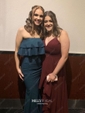 Sheath/Column Off-the-shoulder Satin Modest Prom Dresses
