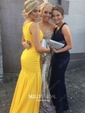 Mermaid Sweetheart Satin Prom Dresses With Ruched