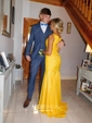 Mermaid Sweetheart Satin Prom Dresses With Ruched