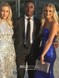 Black Mermaid Strapless Sparkly Sequin Prom Dresses