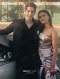 Sheath/Column Off-the-shoulder Satin Prom Dresses With Ruched