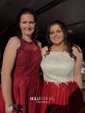 Ball Gown Square Neck Satin Two Piece Prom Dresses With Appliques