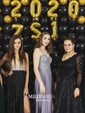 A-line V-neck Floor-length Backless Chiffon Prom Dresses With Beading