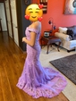 Mermaid Off-the-shoulder Tulle Prom Dresses With Appliques