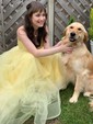 Ball Gown V-neck Tulle Ruffle Tiered Prom Dresses