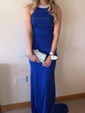 Mermaid High Neck Jersey Prom Dresses With Beading
