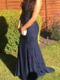 Mermaid Strapless Stretch Crepe Prom Dresses With Appliques