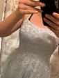 Ball Gown Scoop Neck Tulle Sweep Train Appliques Lace Prom Dresses