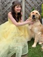 Ball Gown V-neck Tulle Ruffle Tiered Prom Dresses