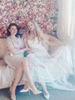 Sheath/Column Sweetheart Lace Sweep Train Wedding Dresses