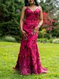 Mermaid V-neck Sparkly Sequin Prom Dresses