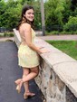 Elegant Bodycon Square Neck Appliques Homecoming Dresses
