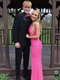 Sheath/Column One Shoulder Sparkly Velvet Sequin Prom Dresses
