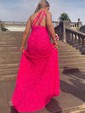 Sheath/Column One Shoulder Sparkly Velvet Sequin Prom Dresses