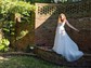 Ball Gown/Princess V-neck Tulle Court Train Wedding Dresses With Appliques Lace