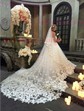 Ball Gown Sweetheart Tulle Chapel Train Wedding Dresses With Flower(s)