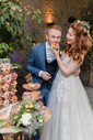 Ball Gown/Princess V-neck Tulle Sweep Train Wedding Dresses With Appliques Lace