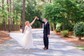 Ball Gown/Princess V-neck Lace Tulle Floor-length Wedding Dresses With Buttons