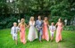Ball Gown/Princess V-neck Lace Tulle Floor-length Wedding Dresses With Buttons