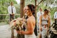 Sheath/Column Sweetheart Lace Sweep Train Wedding Dresses