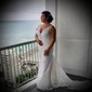 Trumpet/Mermaid V-neck Lace Court Train Wedding Dresses With Pockets