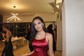 A-line Scoop Neck Satin Prom Dresses With Ruched