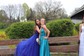 A-line Sweep Train Scoop Neck Silk-like Satin Pockets Prom Dresses