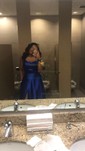 A-line Scoop Neck Satin Prom Dresses With Ruched