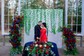 Ball Gown V-neck Backless Tulle Prom Dresses With Appliques