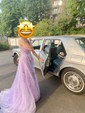 Ball Gown Scoop Neck Tulle Prom Dresses With Appliques