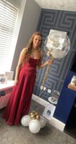 Sheath/Column Cowl Neck Ankle-length Satin Prom Dresses